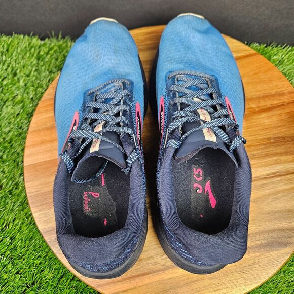 Brooks Launch GTS 10 Womens Shoes Size 8.5 Blue Black Athletic Running Sneakers - Picture 10 of 16